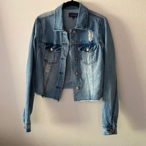 Distressed Jean Jacket